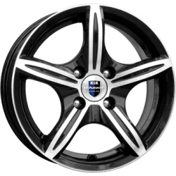 Диск литой R14 6J 4x100/67.1 ET38 КИК Мирель алмаз черный 7677