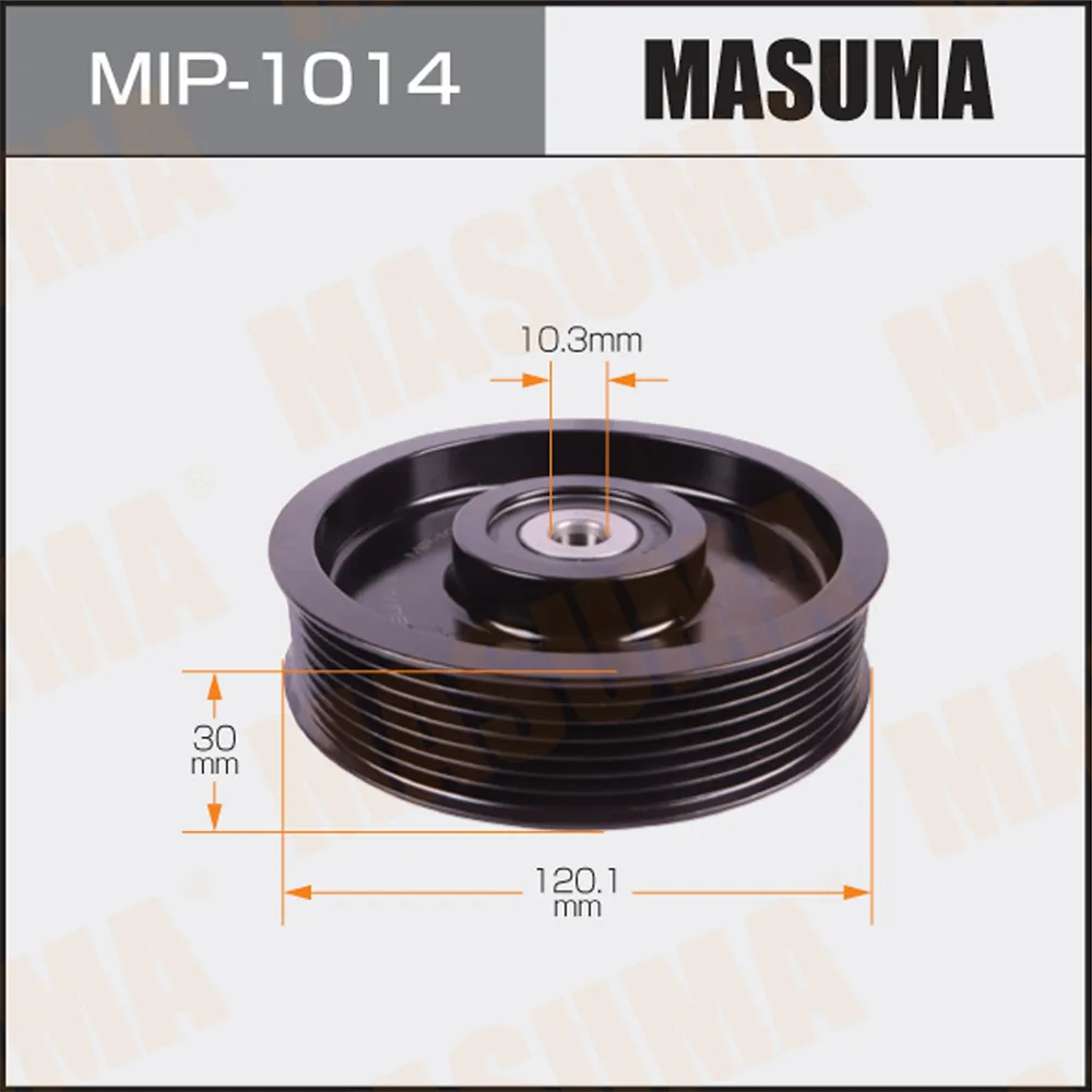 Ролик обводной ремня привода навесного оборудования MASUMA MIP-1014