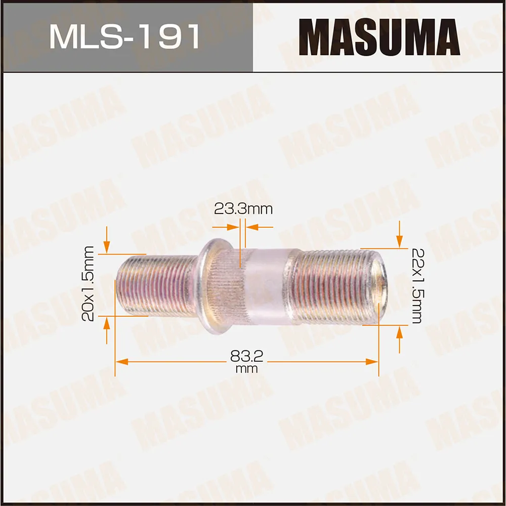Шпилька для грузовика MASUMA MLS-191