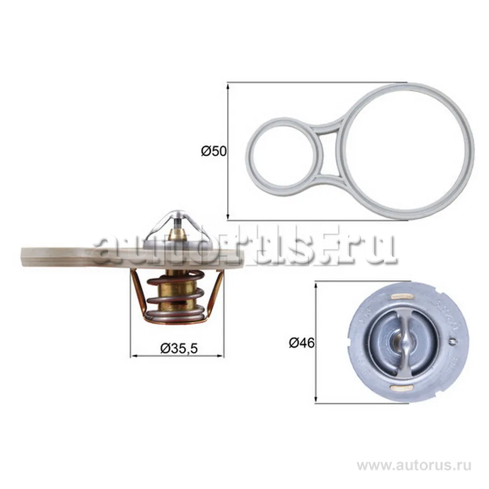 Термостат MINI Cooper, One (R50, 52, 53) KNECHT/MAHLE TX25591