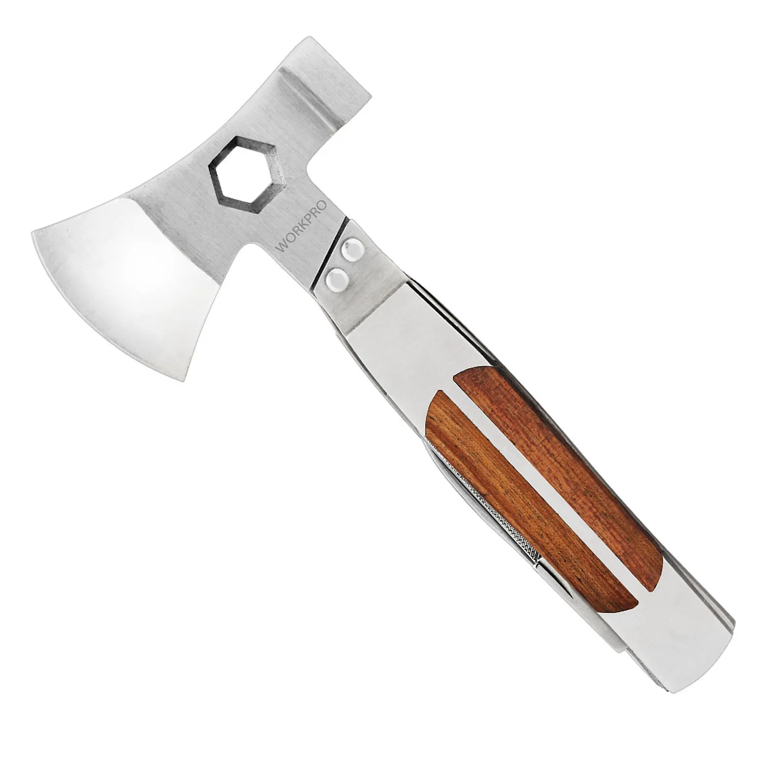 Мультитул 12-в-1 люкс мощный с топором WP383001 WORKPRO WORKPRO WP383001