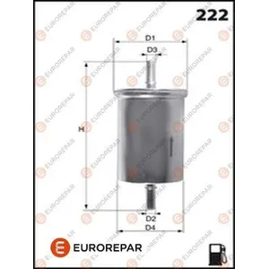Фильтр топливный Chevrolet Europe (GM) Epica, Evanda, Lacetti, Rezz EUROREPAR E145086