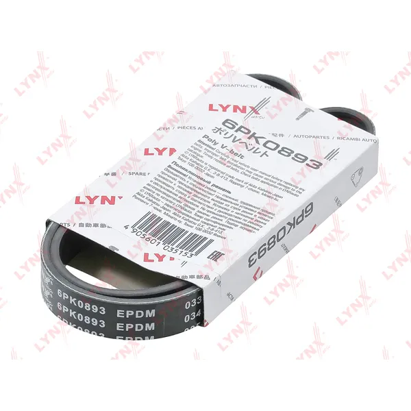Деталь Pемень поликлиновый LYNXa LYNXauto 6PK0893