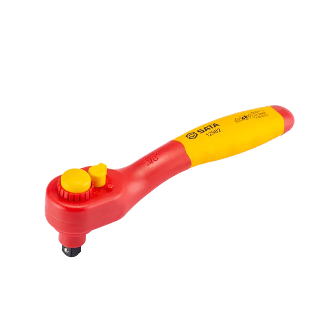 Вороток 3/8 рукоятка храповая, 200 мм . SATA 12982