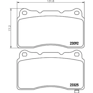 Колодки торм.пер. Mitsubishi Lanser, Subaru Impreza