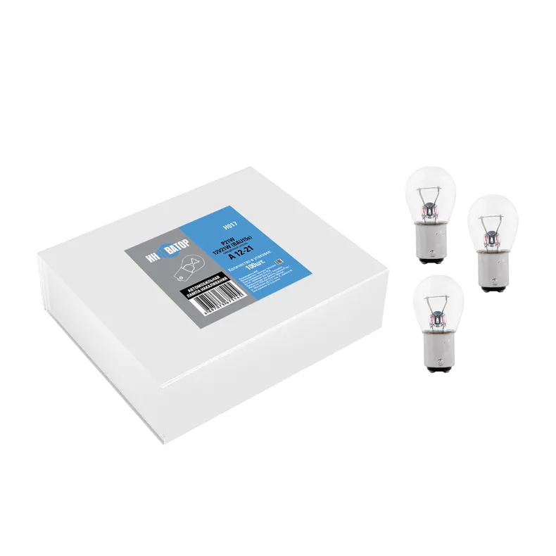Лампа 12V PY21W 21W BAU15s KRAFT 1 шт. картон H017