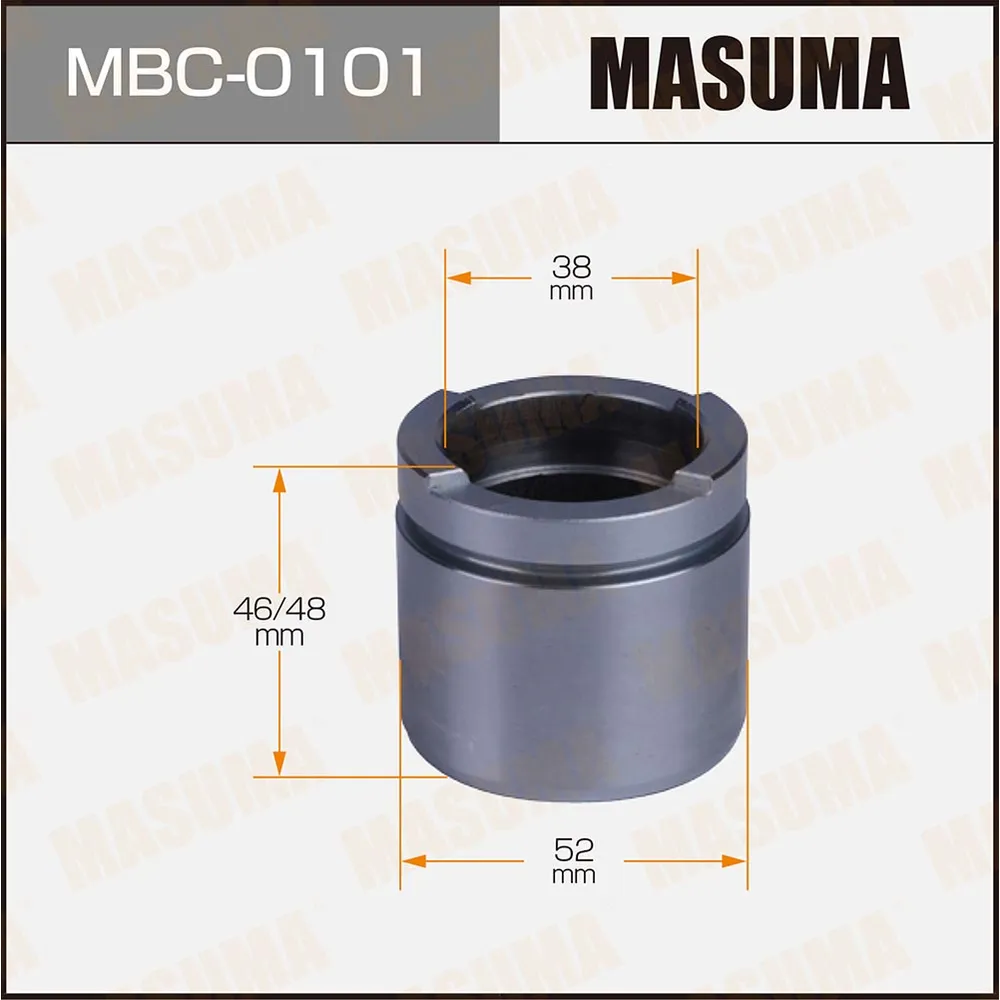 Поршень тормозного суппорта d-52 MASUMA, P524801 front MASUMA MBC0101