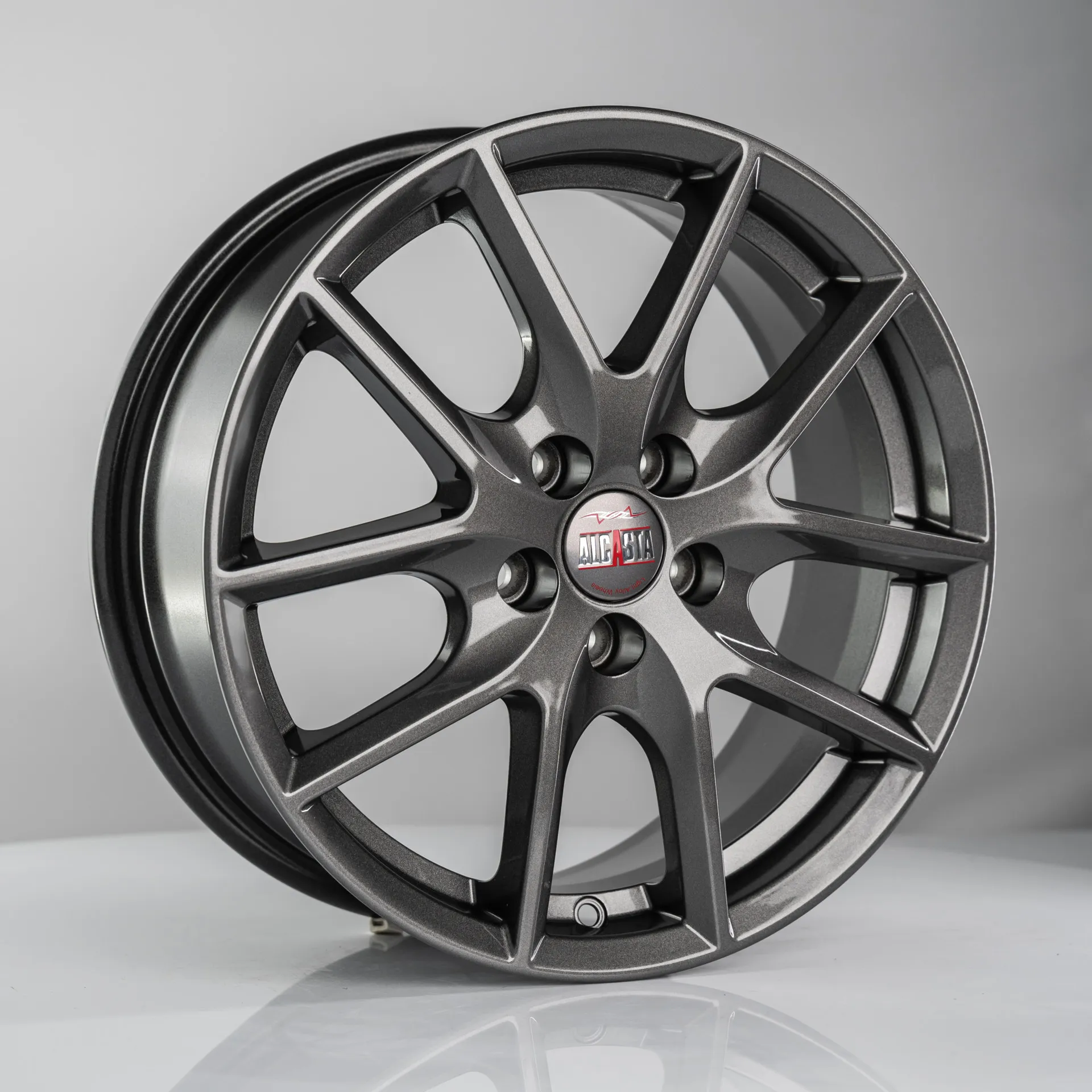 Диск литой R16 6.5J 5x114.3/66.1 ET40 ALCASTA M59 Graphite 3600427