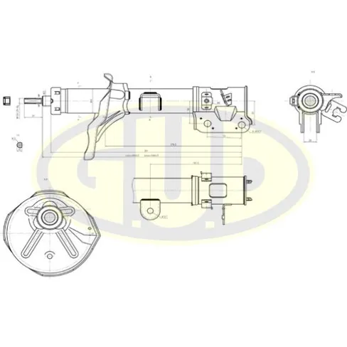 АМОРТИЗАТОР HYU TUCSON/R(R) G.U.D GSA339746
