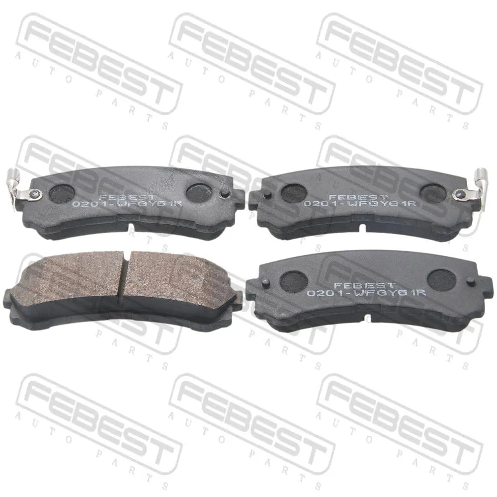 Колодки тормозные задние FEBEST 0201-WFGY61R