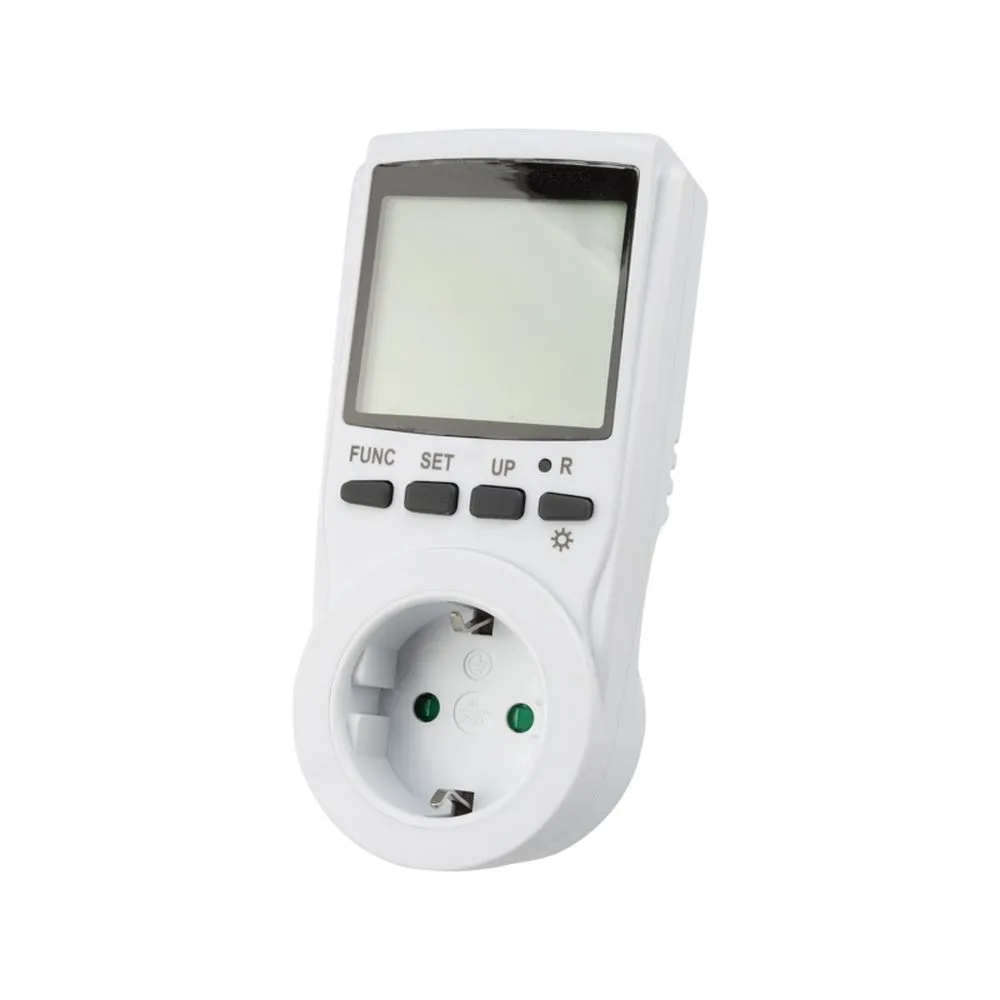 Ваттметр с подсветкой RX-11 вертикальный 2х тарифный 16А REXANT 10-6100