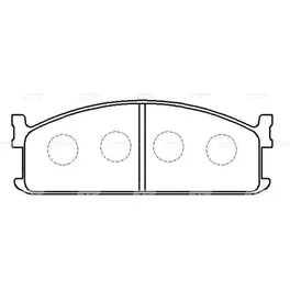 Тормозные колодки CTR CKIS-17