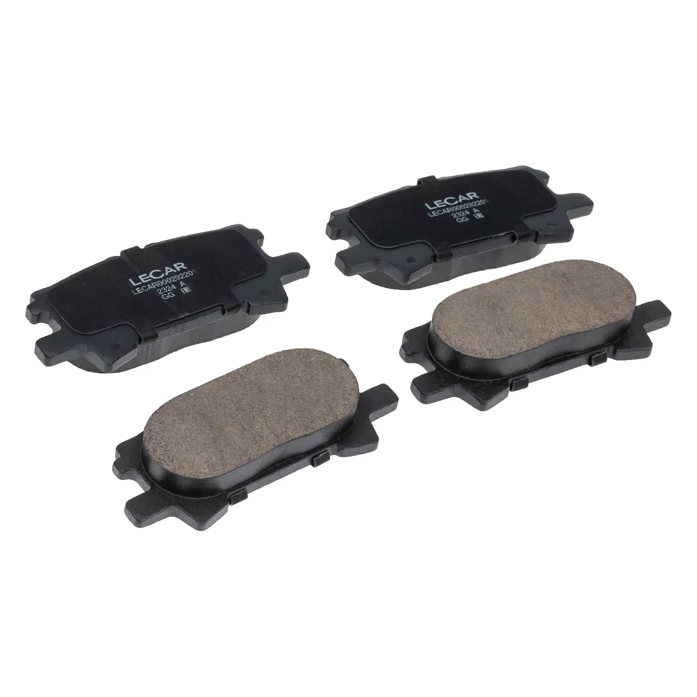 Тормозные колодки дисковые; Задние; сист. Akebono / Lexus RX 03-; Toyota Highlander 01- LECAR LECAR000292201