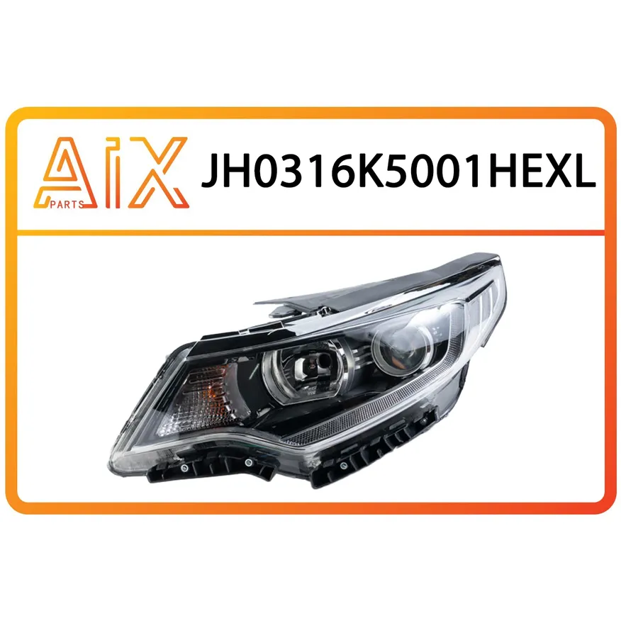 Фара левая(галоген+дхо led) AIX JH03-16K5-001HEXL