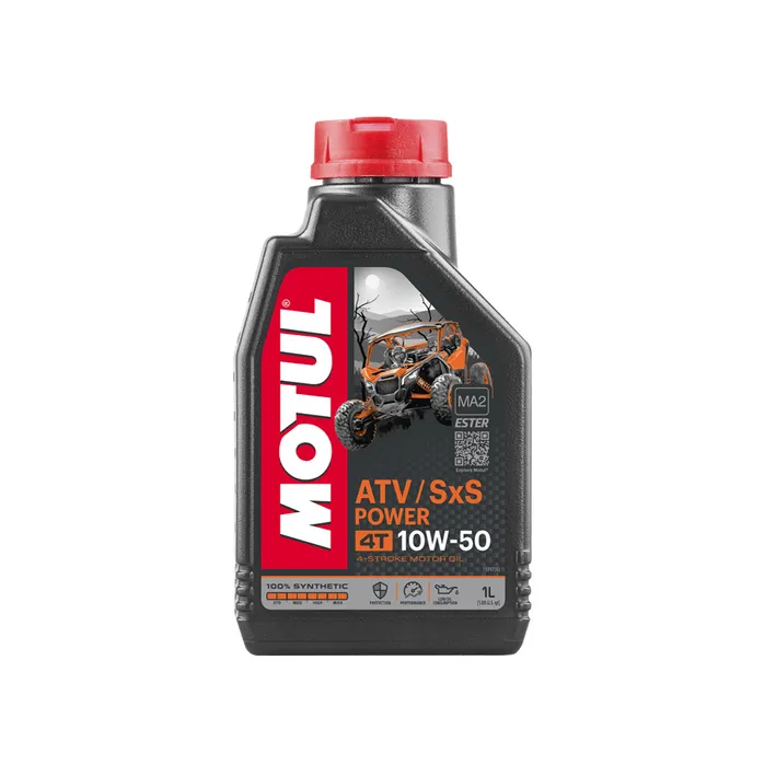 Масло моторное 4T Motul ATV SXS Power 10W50 синтетическое 1 л 105900