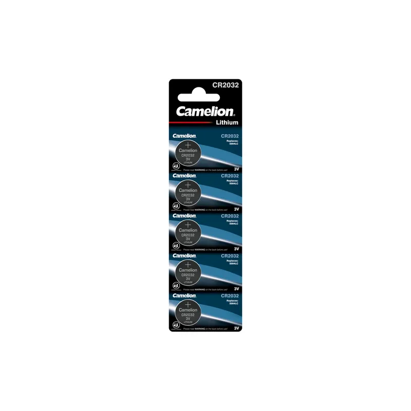 Батарейка литиевая Camelion Lithium CR2032 3V (5 шт) CR2032-BP5