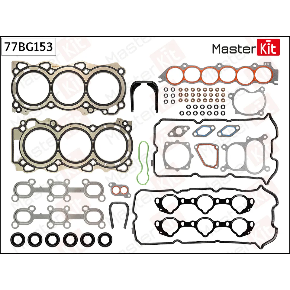 Комплект прокладок двигателя NISSAN MURANO 3.5 03- MASTERKIT 77BG153