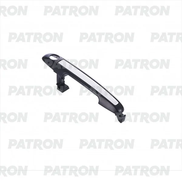 Ручка двери наружн передн лев Hyundai Sonata 06-10 (хром\черн) PATRON P20-0190L