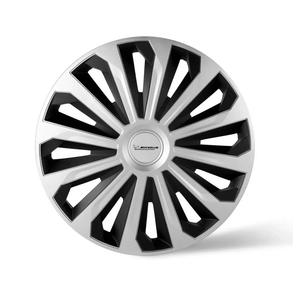 Колпаки колесные MICHELIN 13, Космо, цвет: серебристо-черный, 4 шт. Michelin 300269 Michelin 300269