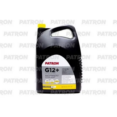 Антифриз PATRON G12+ готовый желтый 8,9 л PCF5010