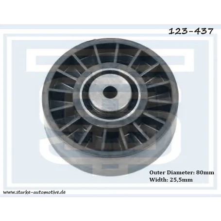 Ролик натяжной привод.ремня MER Mot.102/Mot.601-Mot.606 W124/W202/W210 / SPRINTER STARKE 123-437