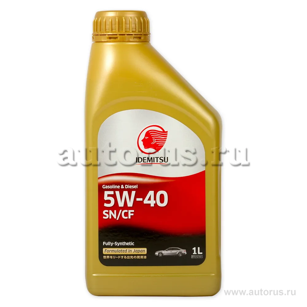 Масло моторное IDEMITSU Fully Synthetic SN/CF 5W-40 синтетическое 1 л 30015048-724