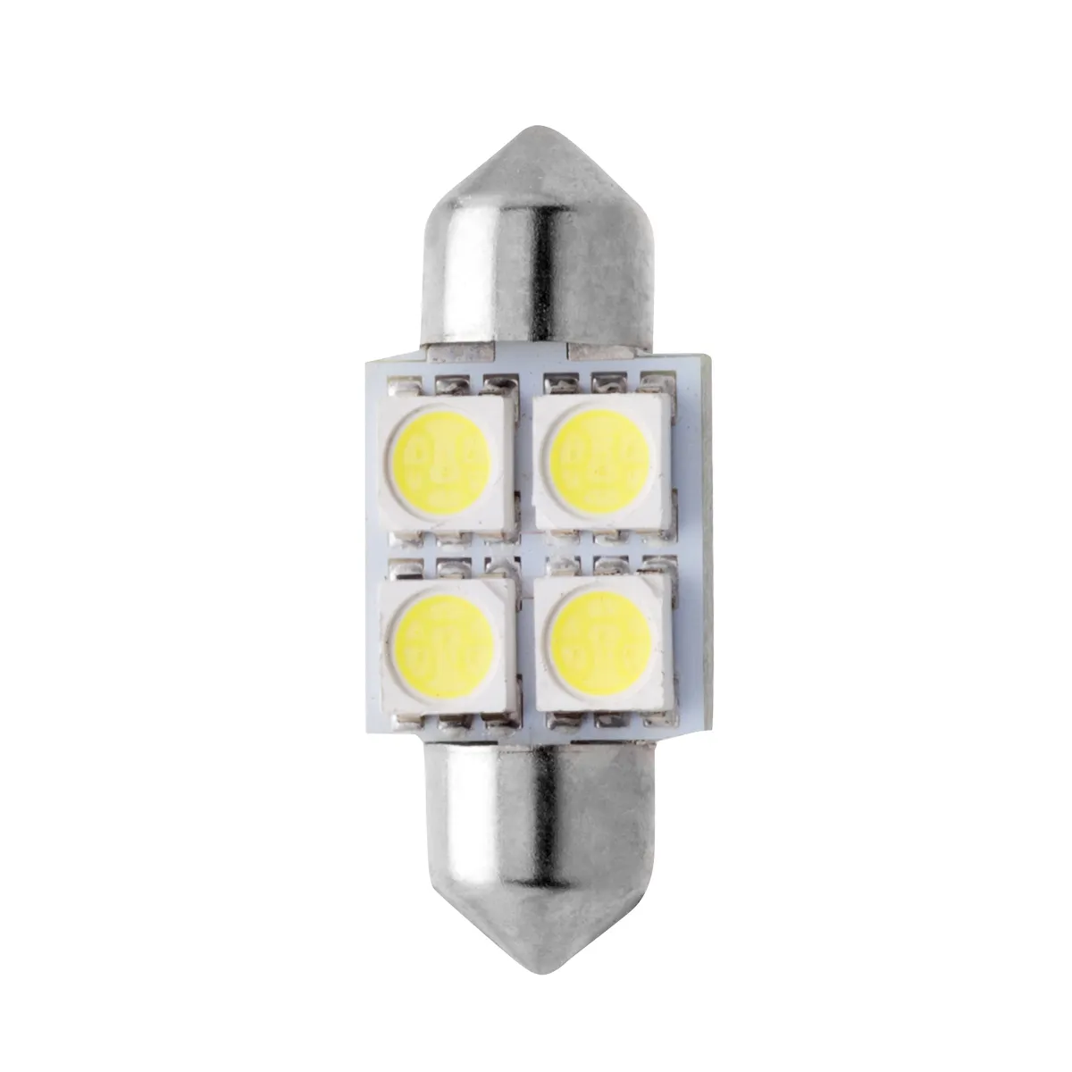 Лампа светодиодная 12 V SV 8.5-4SMD белая салонная (пальчиковая) Маяк 12T11x31W4SMD5050