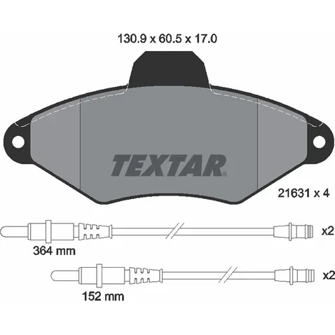 Колодки тормозные дисковые передн CITROEN: XANTIA 93-98, XANTIA 98-03, XANTIA Break 95-98, XANTIA Br