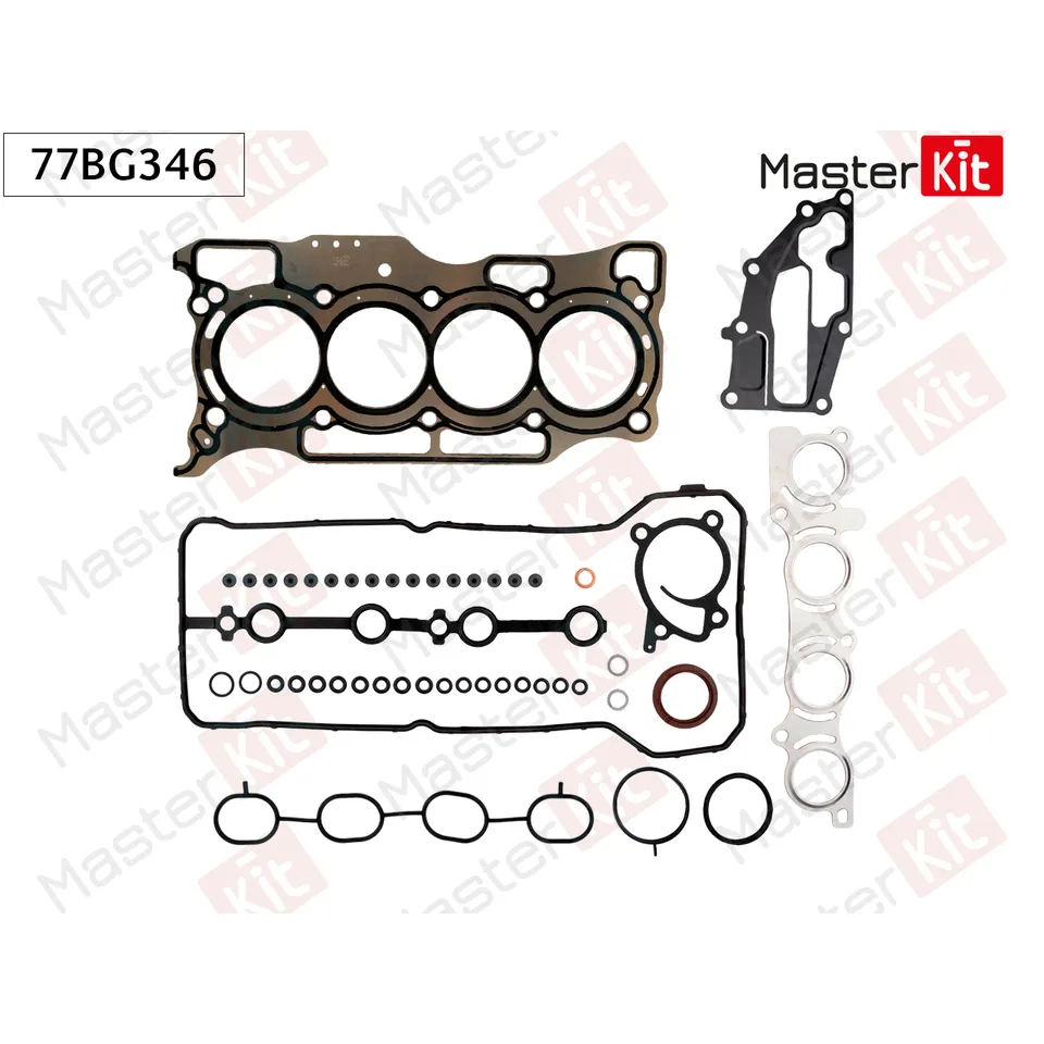Комплект прокладок ГБЦ Nissan JUKE (F15) HR16DE MASTERKIT 77BG346