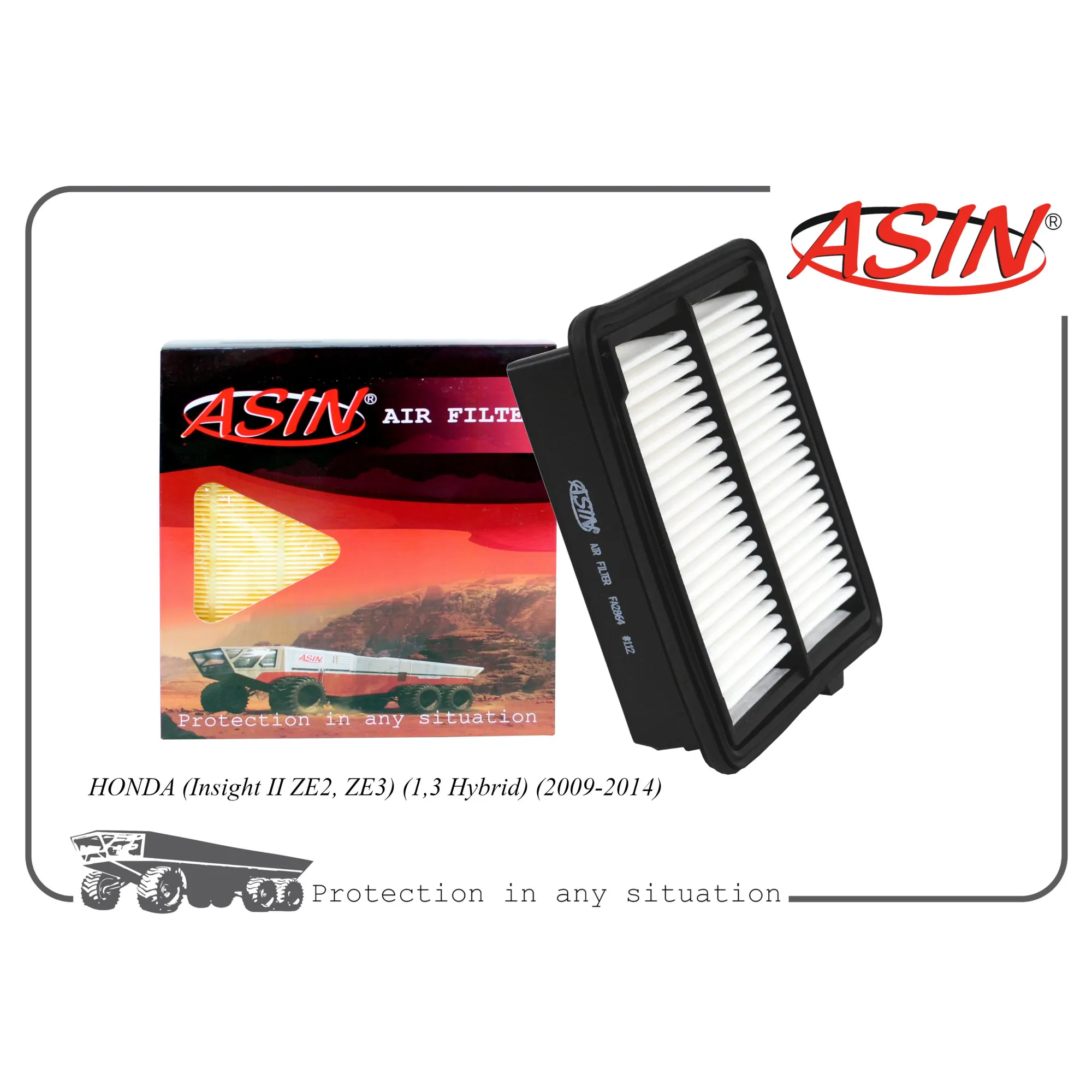 Фильтр воздушный 17220-RBJ-000/ASIN.FA2864 ASIN ASIN ASIN.FA2864