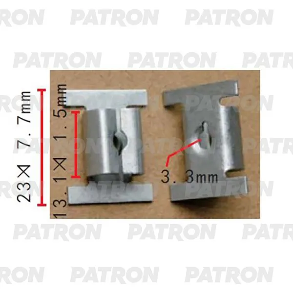 Скоба крепежная Применяемость: Скоба 23x18 PATRON P372274