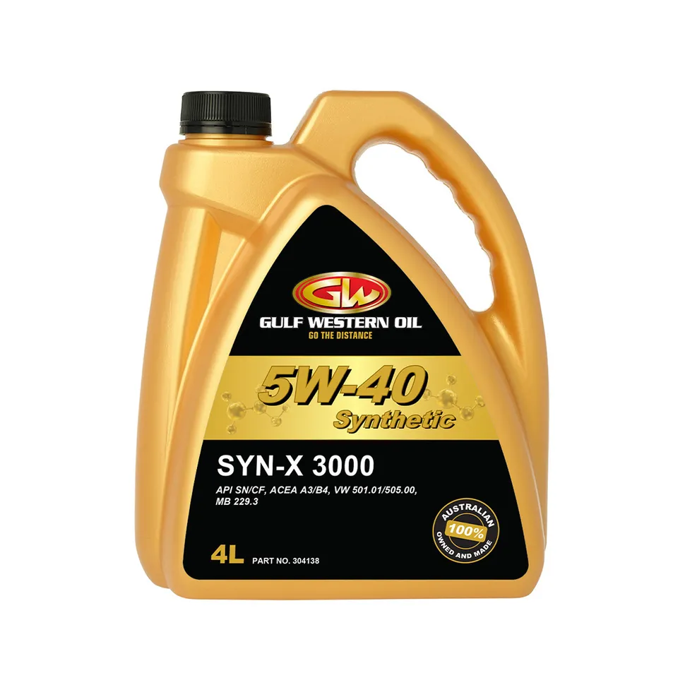 Масло моторное Gulf Western Oil SYN-X 3000 5W-40 синтетическое 4 л 304138