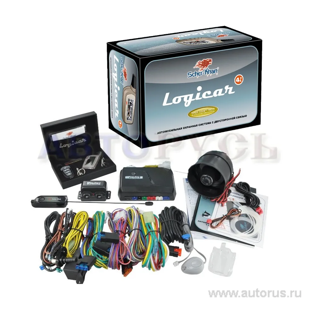 Сигнализация SCHER-KHAN LOGICAR 4i,обратная связь,запуск,CAN и K-line