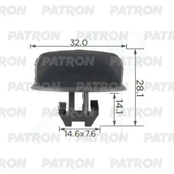 Клипса пластмассовая Jeep Commander Jeep Grand Cheroke Используется для PATRON P372384