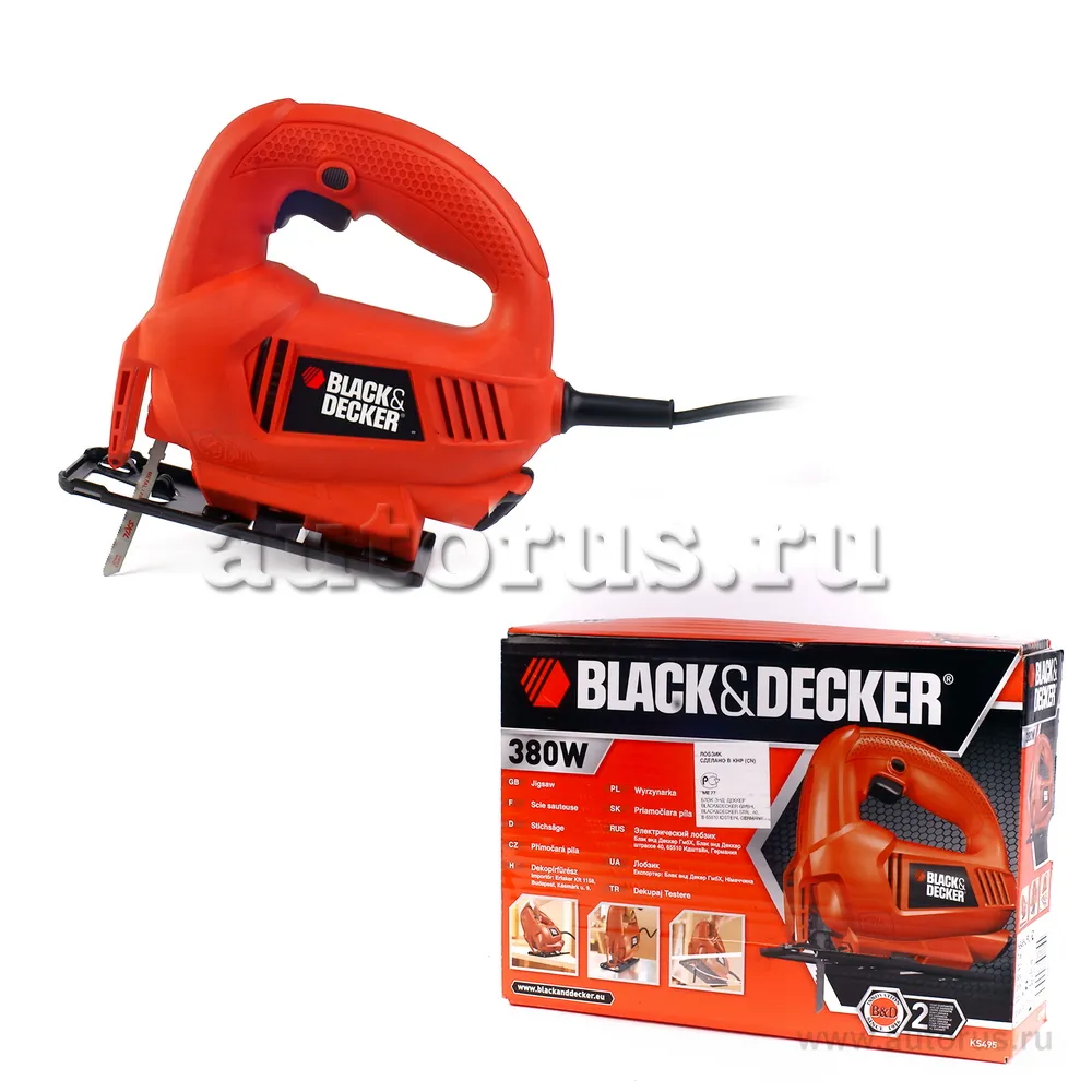 Лобзик электрический 380Вт BLACK&DECKER KS495