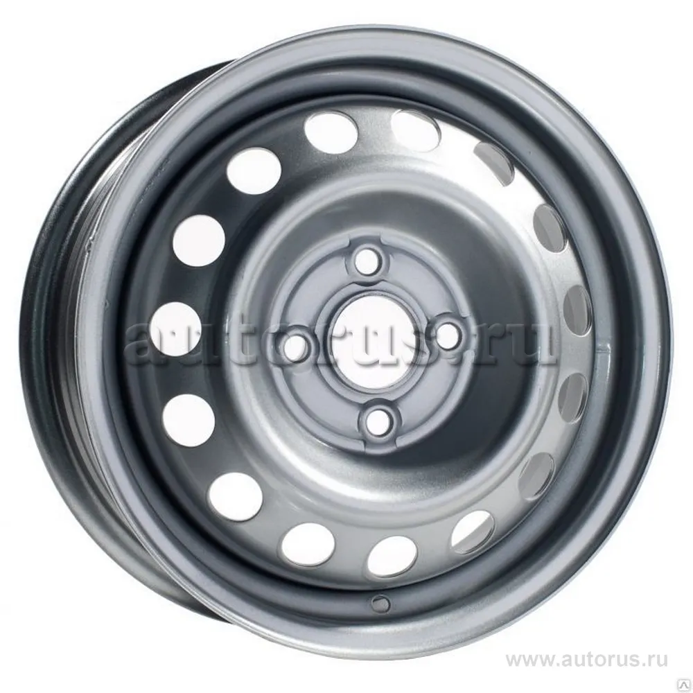 Диск штампованный R14 5.5J 4x114.3/67.1 ET45 Евродиск 53E45H Silver PCR1455445B-53E45H
