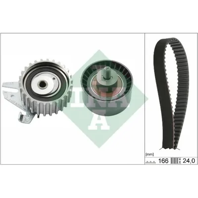 Комплект ремня ГРМ Fiat. Alfa 1.8 16V 192A4.000 Z=166 01>