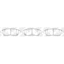 Колодки спортивные CHERY Tiggo 7 Pro (T1E), Tiggo 7 Pro MAX (T1EFL1), NIBK PN6041S