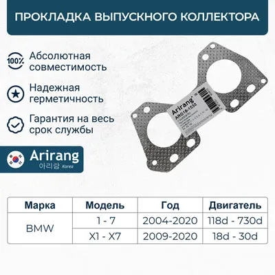 Прокладка выпускного коллектора ARIRANG ARG18-1530