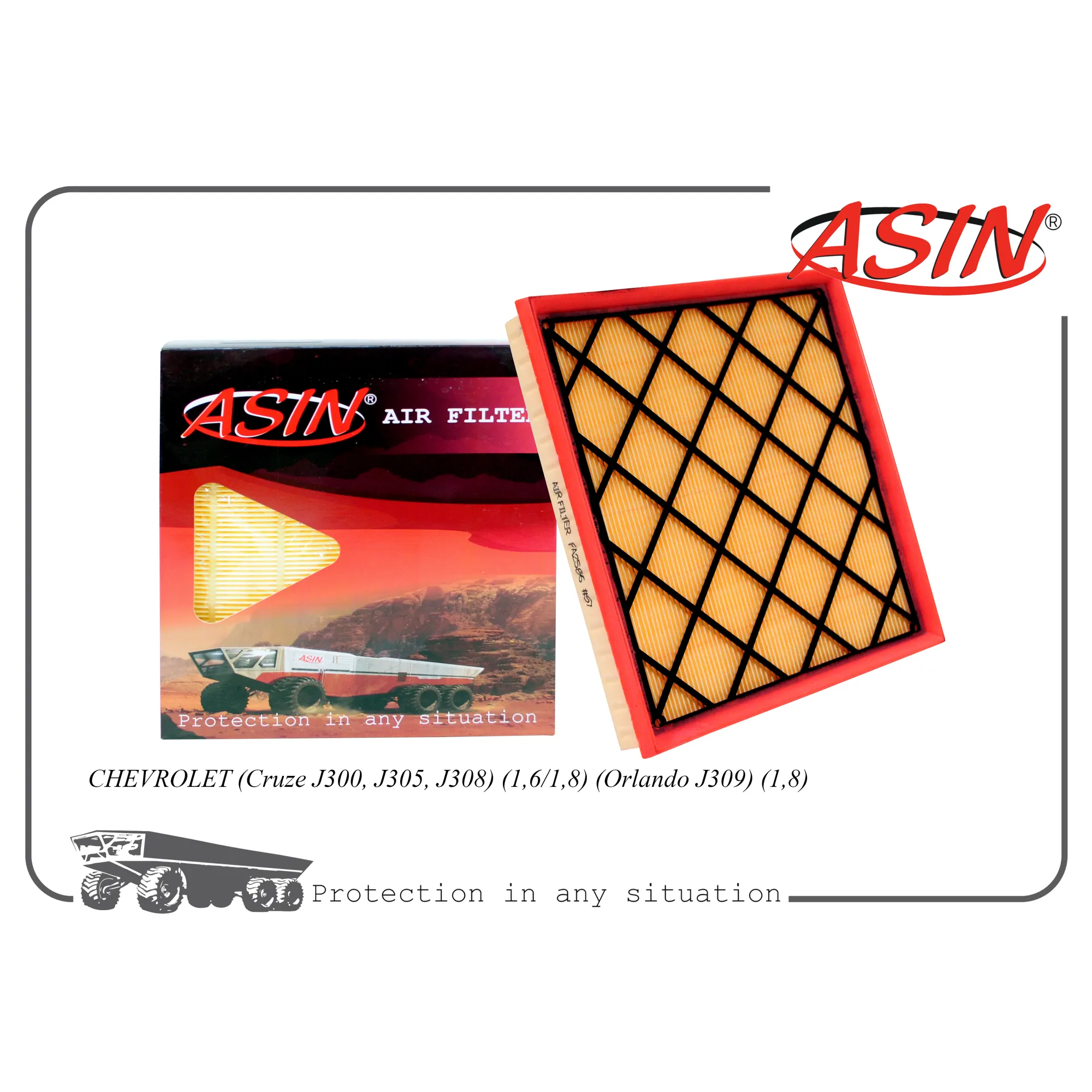 Фильтр воздушный 13272717/ASIN.FA2586 ASIN ASIN ASINFA2586