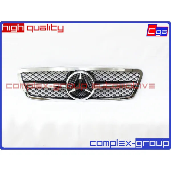 Решетка C class W203 AMG-Line Silver CGA 10GRL1520CRA