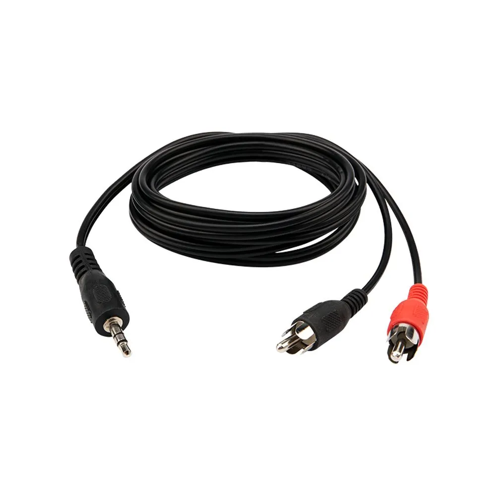 Шнур REXANT Стерео 3,5 мм - 2 RCA, 1.5 м (10 шт./уп.) REXANT 174202
