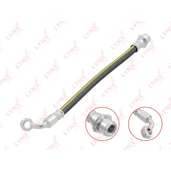 Шланг тормозной задний R TOYOTA Land Cruiser(90/100) 96-07, LEXUS Lx470 98- LYNXauto BL-3812