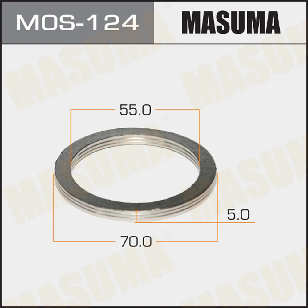Кольцо глушителя 55 х 70 MASUMA MOS-124