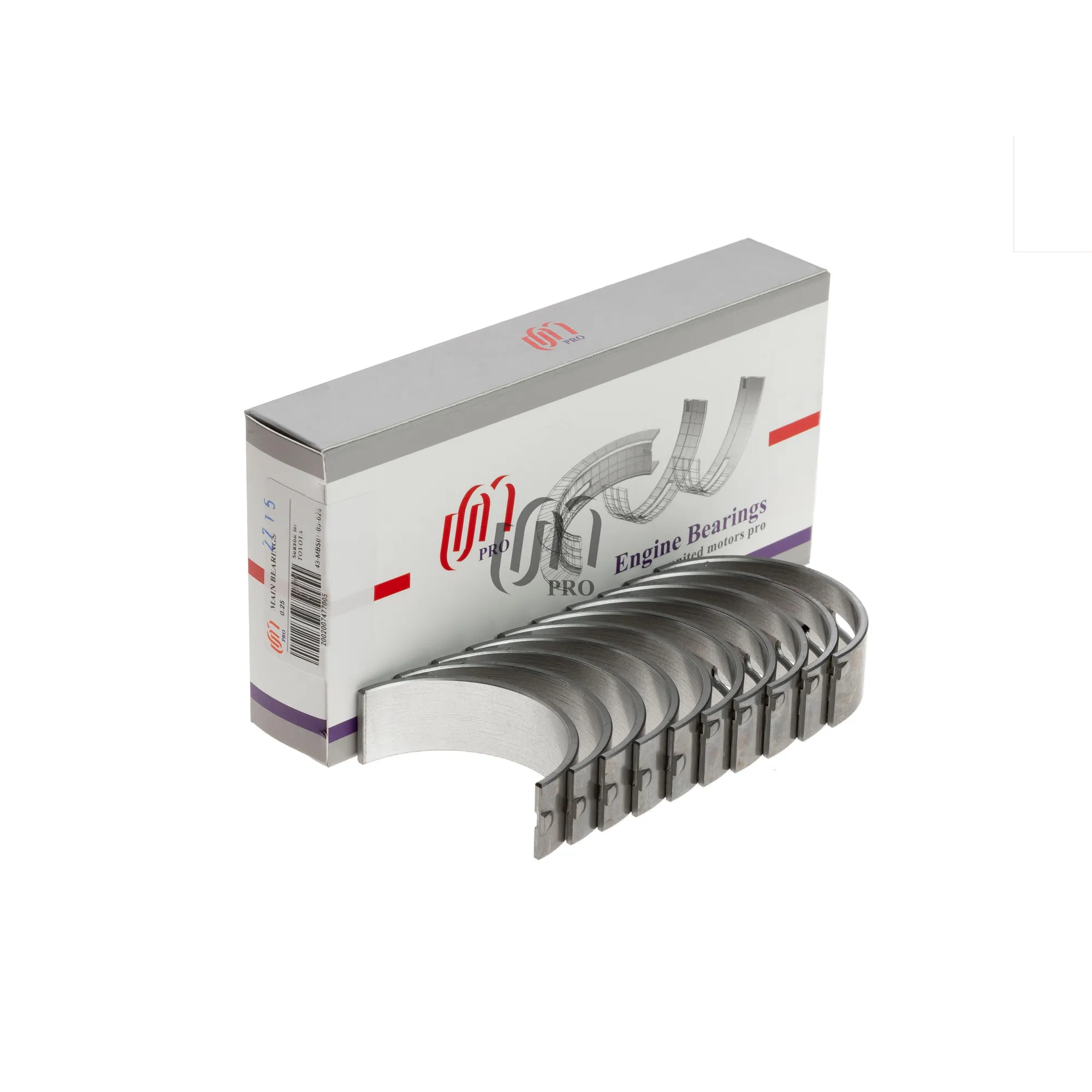Вкладыши коренные 0.25 TOYOTA 1ZZ-FE (11704-22011) UM UNITED MOTORS UMPRO 43MBS0105025