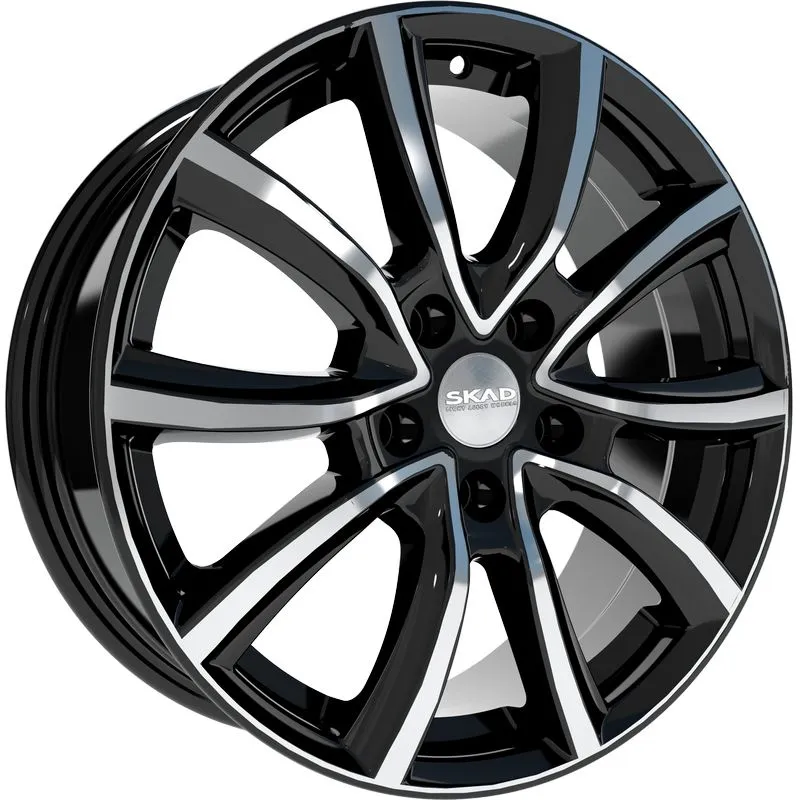 Диск литой R17 7J 5x114.3/67.1 ET35 СКАД Онтарио алмаз 1820005