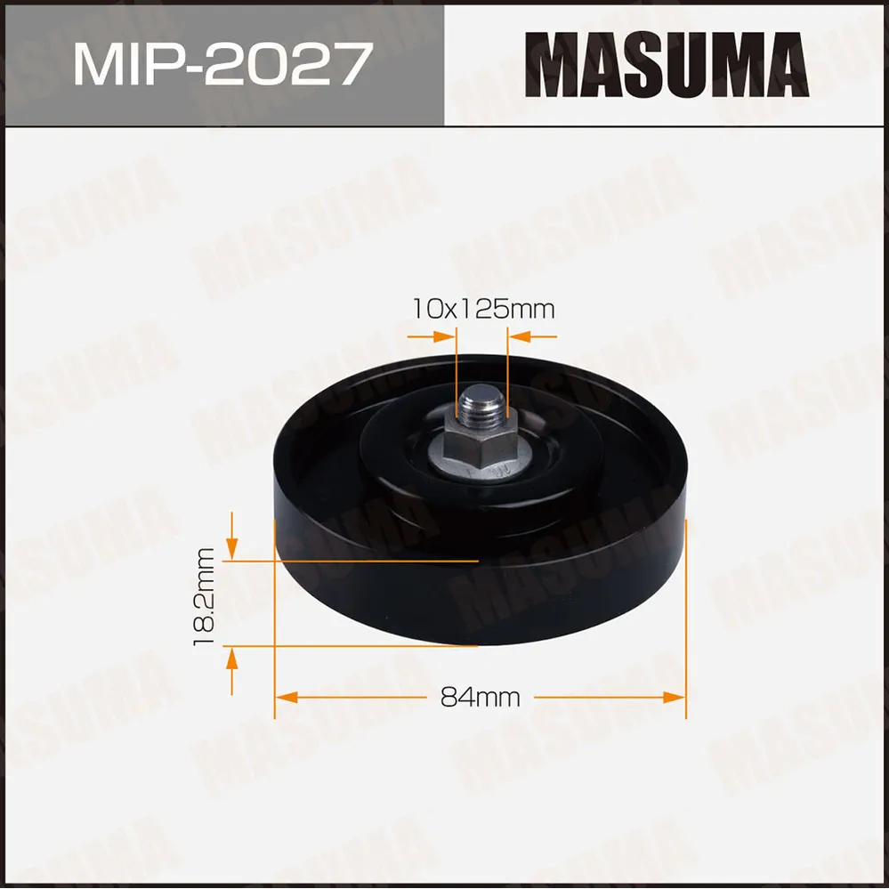 Ролик обводной ремня привода навесного оборудования MASUMA MIP-2027