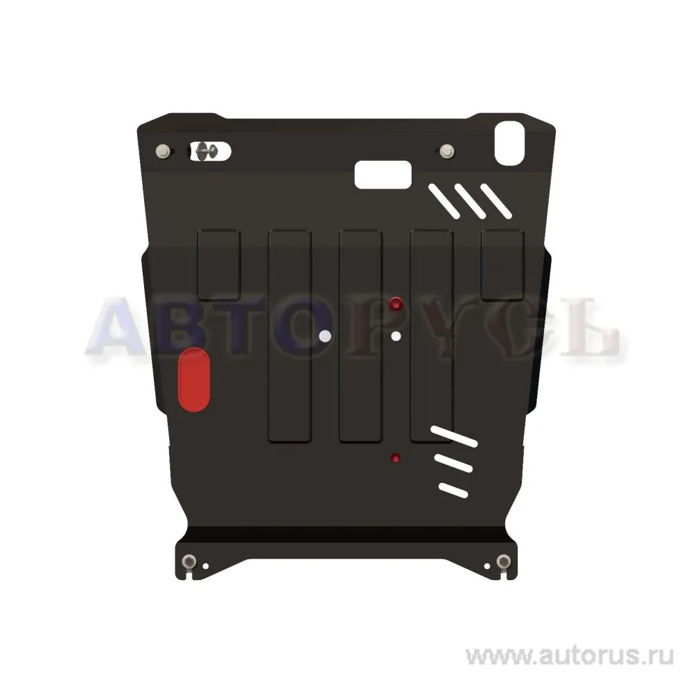 Защита двигателя ШЕРИФ 14.1282 / 141282 Mitsubishi Outlander XL V-2.4 07- +КПП