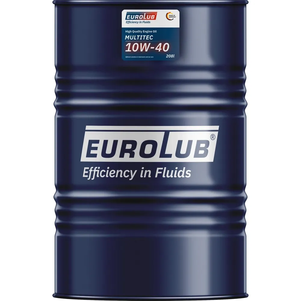Масло моторное EUROLUB MULTITEC 10W40 CI-4 п/с бочка 208л Euro 4,5, EUROLUB 317208