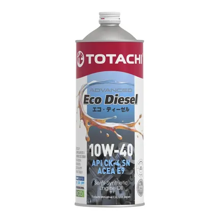 Масло моторное TOTACHI Eco Diesel CK-4/СJ-4/SN псинт 10W-40 1л TOTACHI E1301